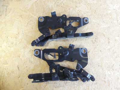 BMW Hood Hinges, Left and Right Set 41617291701 09-15 740i 750i 760Li Hybrid 7 Alpina B7